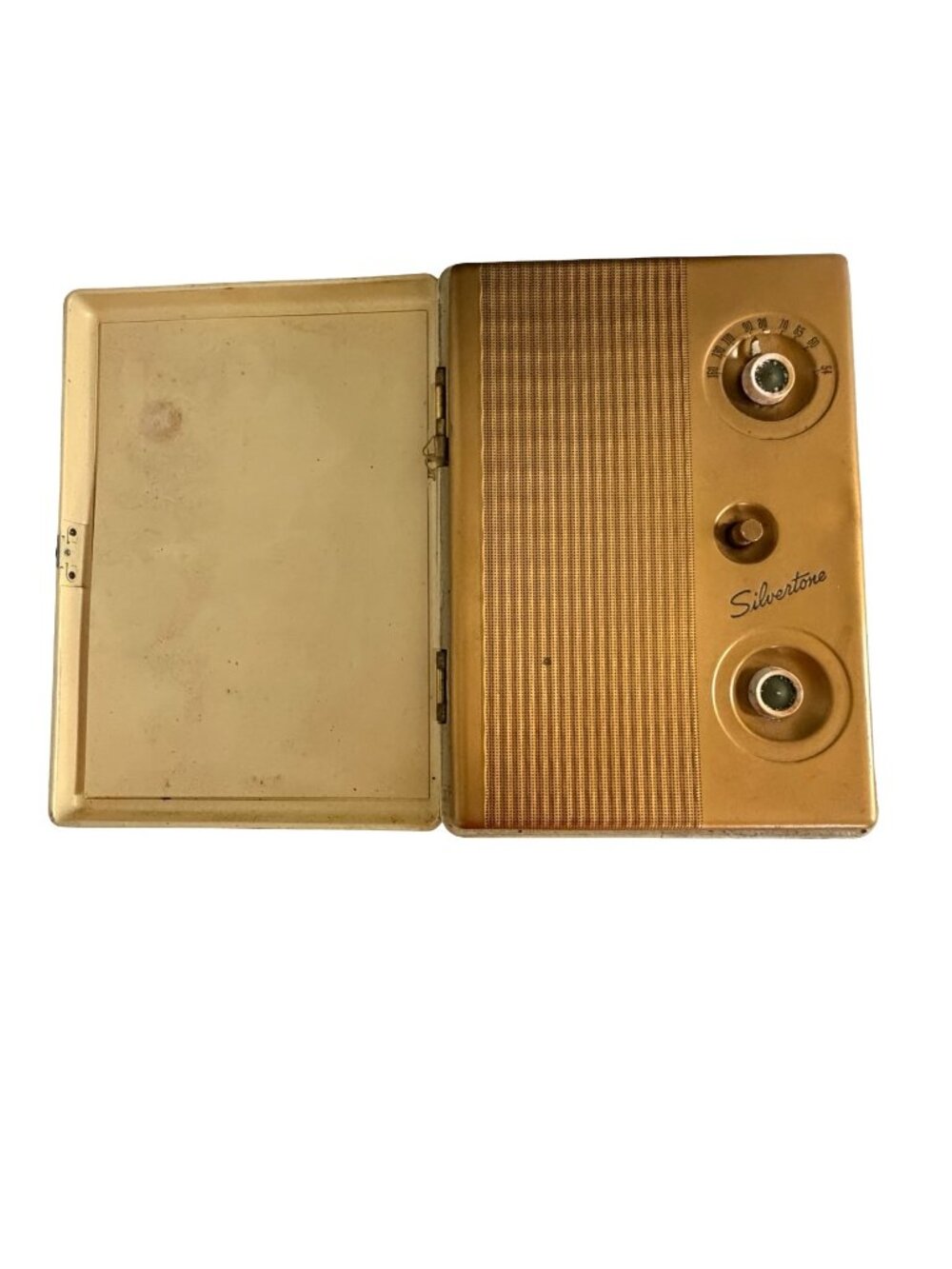 Vintage Silvertone 3260 Portable Tube Radio Sears Roebuck Chassis 101.823-2B Unt